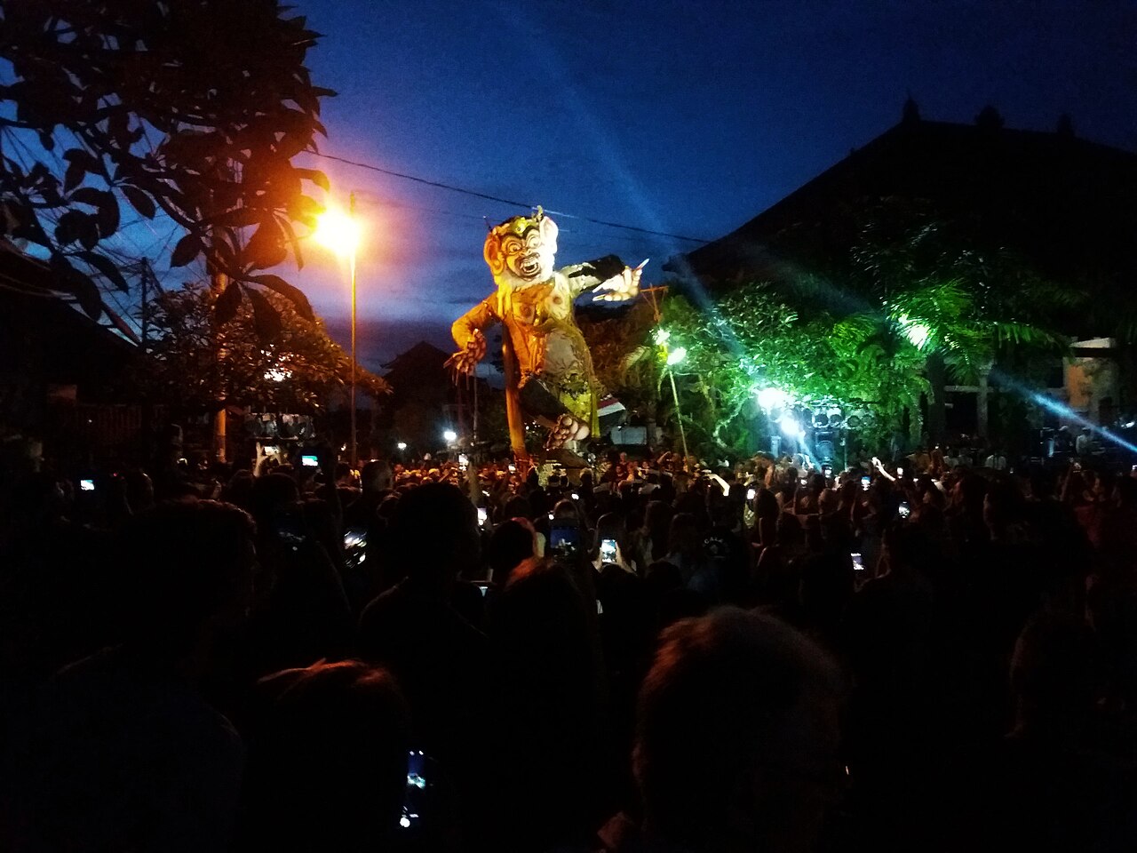 Ogoh-ogoh carried during the Ngrupuk parade in Ubud 10