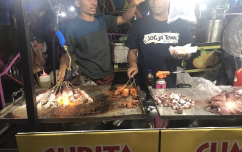 Street food in Ubud Night Market