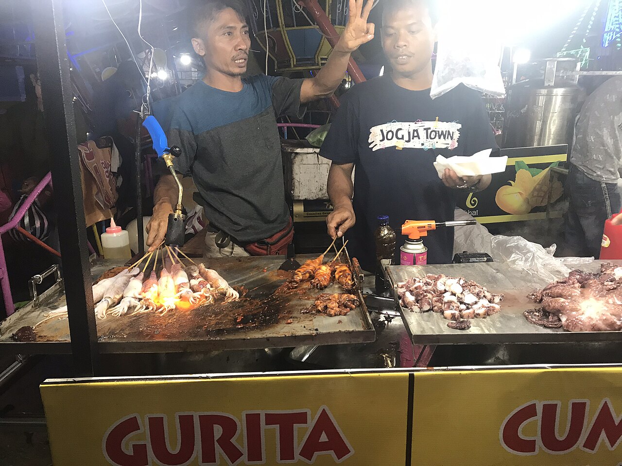 Street food in Ubud Night Market